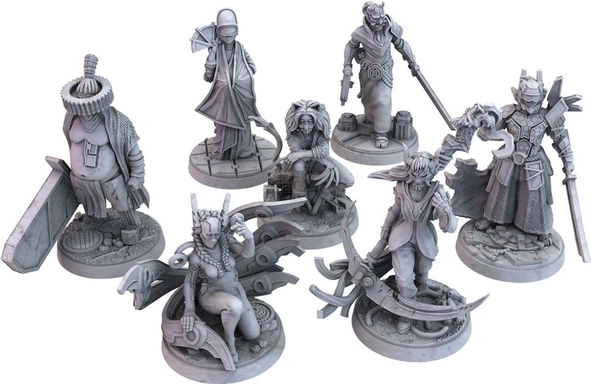 Tamashii: Chronicle of Ascend – Forbidden Chapter miniatures