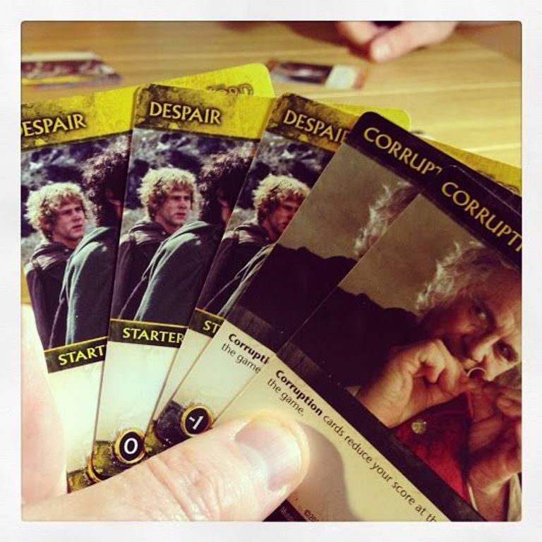 The Lord of the Rings: The Fellowship of the Ring Deck-Building Game cartes