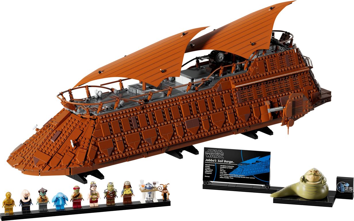 LEGO® Star Wars Galeone a vela di Jabba componenti