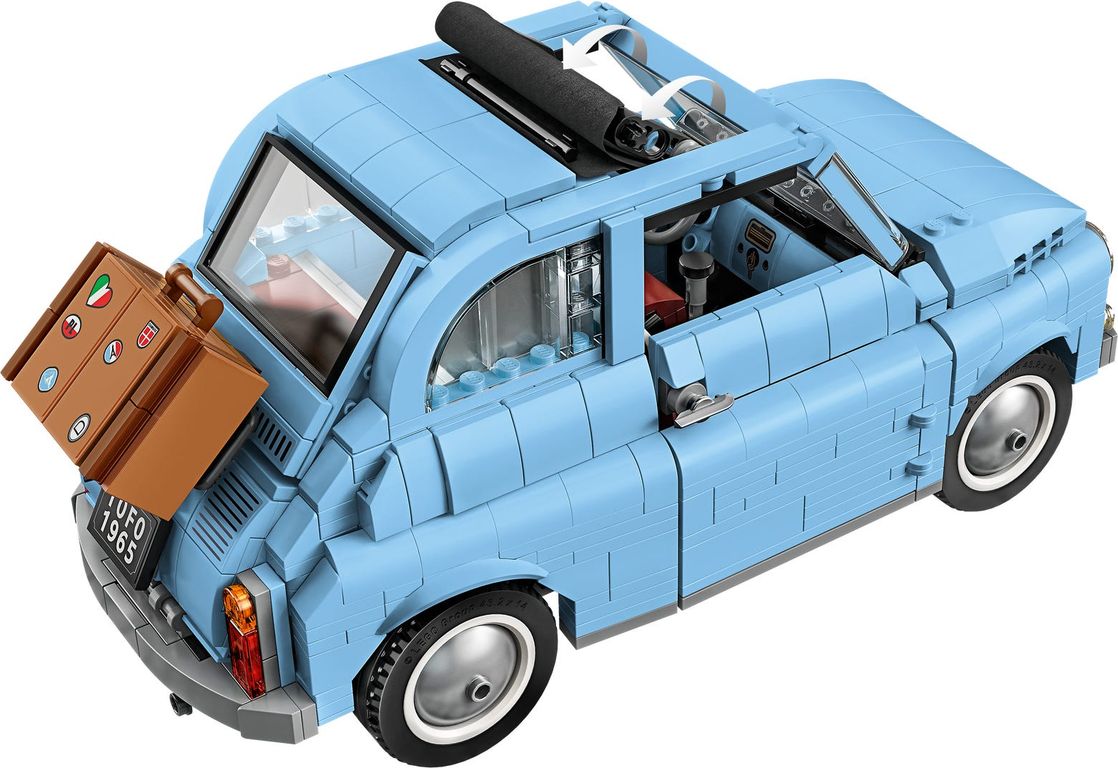 LEGO® Icons Fiat 500 rückseite