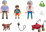Playmobil® City Life Grandparents with Child components