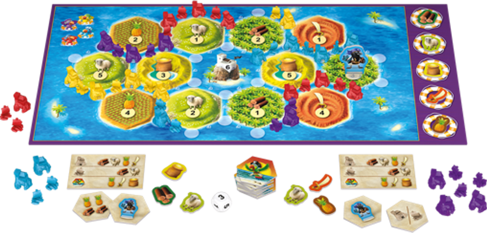 i Coloni De Catan Junior componenti