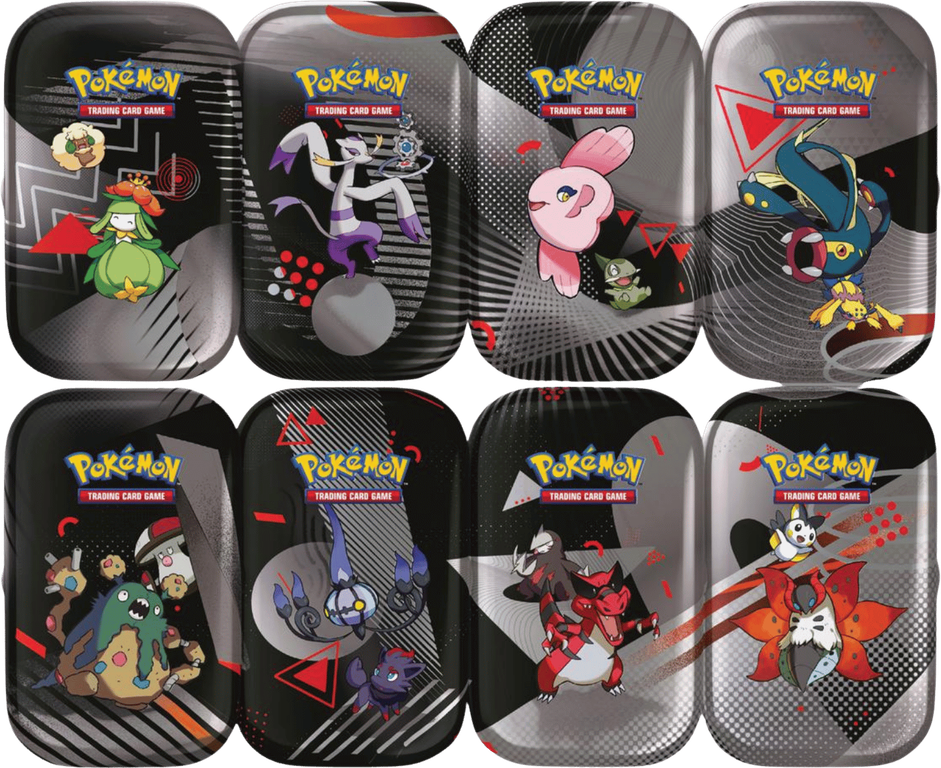Pokémon TCG: Scarlet & Violet - Black Bolt/White Flare Mini Tin box