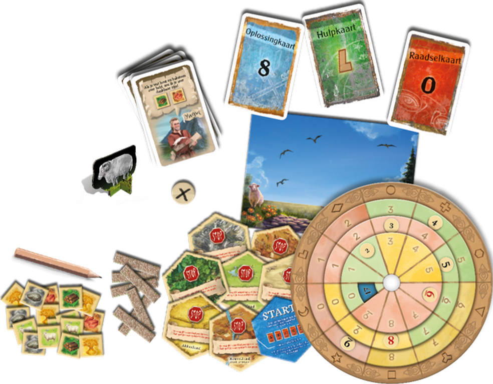 EXIT: Das Spiel – Abenteuer auf Catan komponenten