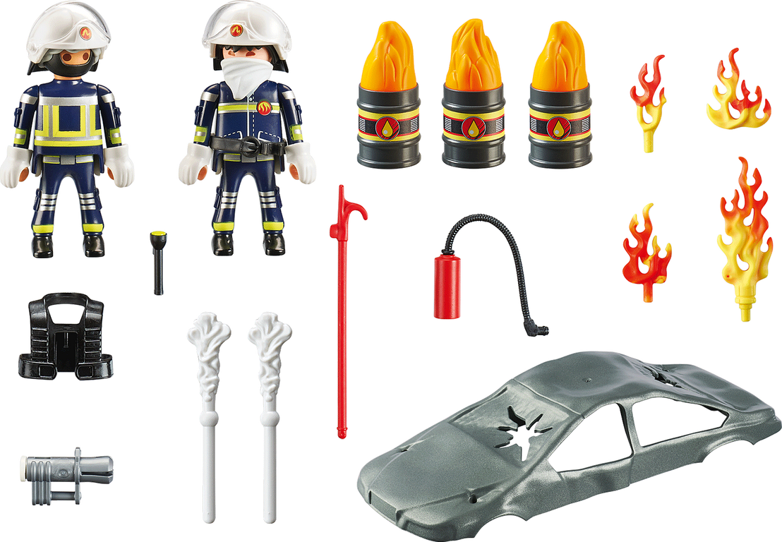 Playmobil® City Action Starter Pack Fire Drill components