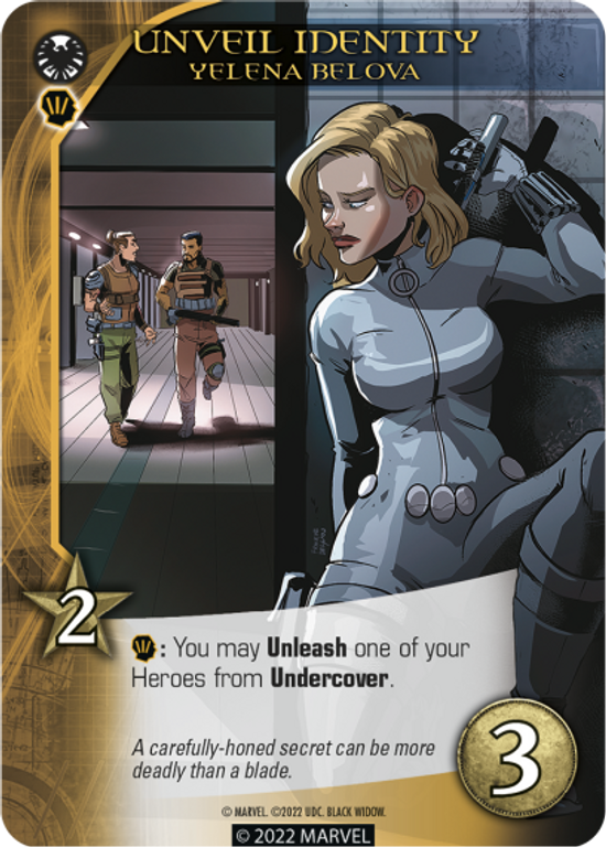 Legendary: A Marvel Deck Building Game – Black Widow card