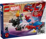 LEGO® Marvel Spider-Man racewagen en Venom Green Goblin achterkant van de doos