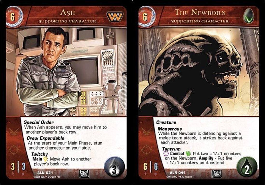 Vs System 2PCG: The Alien Battles cards