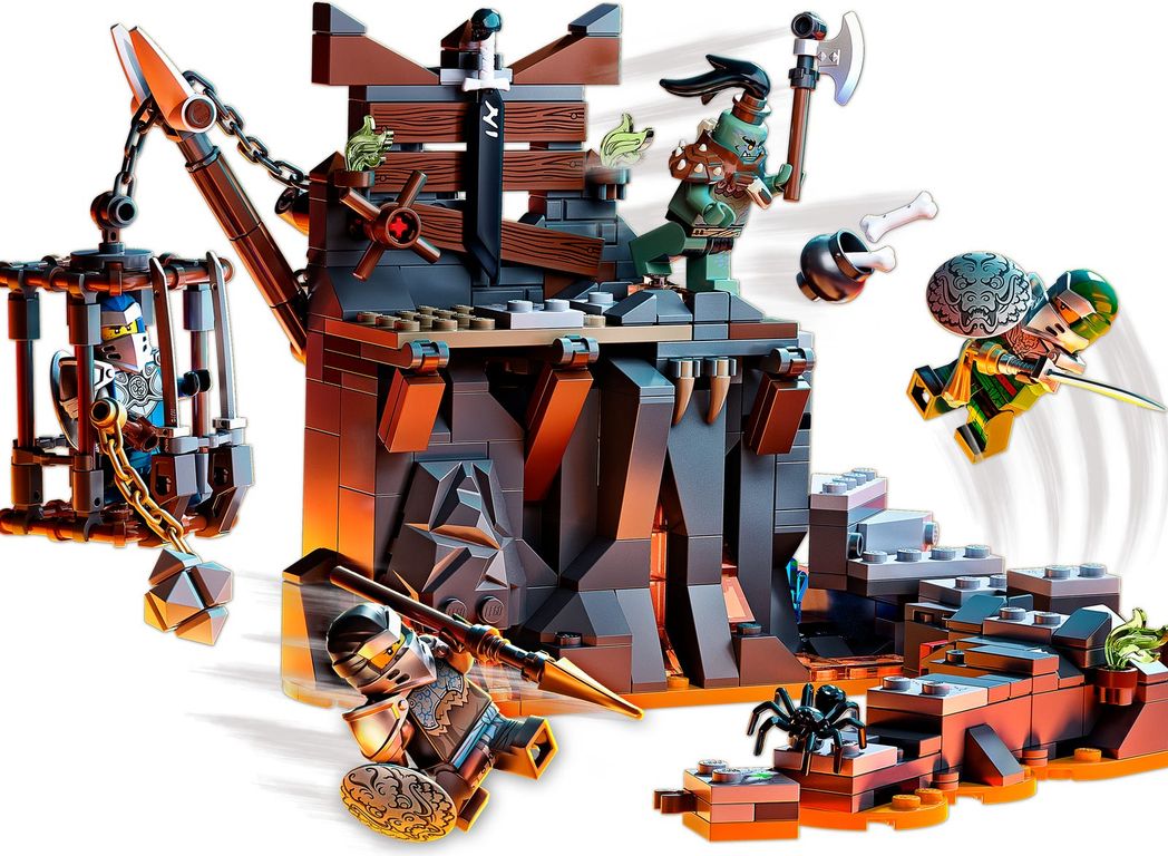 LEGO® Ninjago Reise zu den Totenkopfverliesen spielablauf