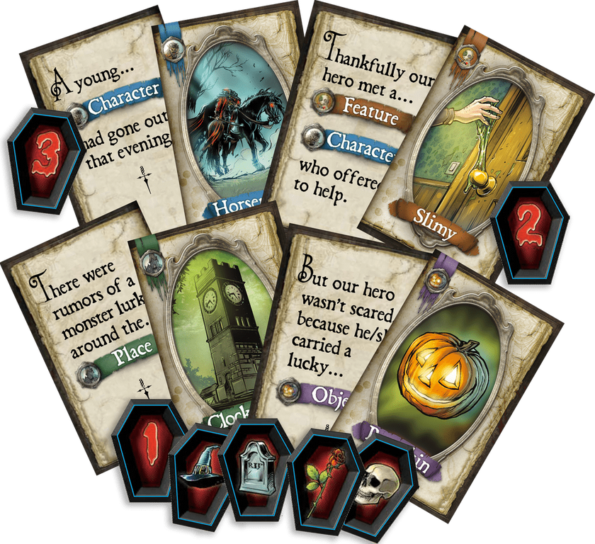 StoryLine: Scary Tales components