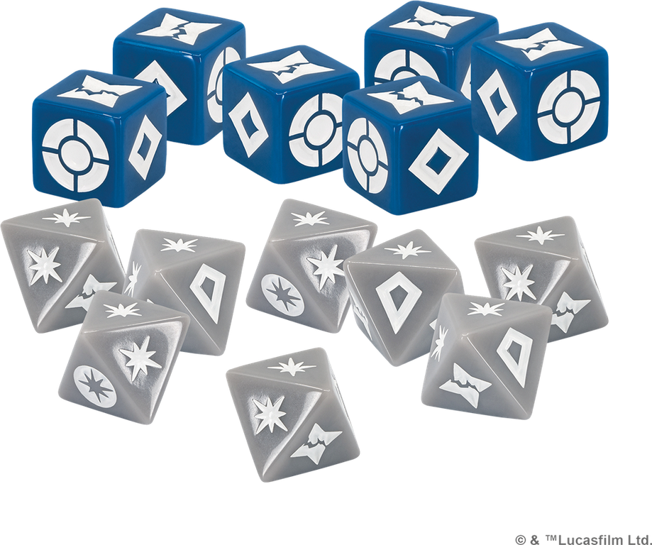 Star Wars: Shatterpoint - Dice Pack componenti