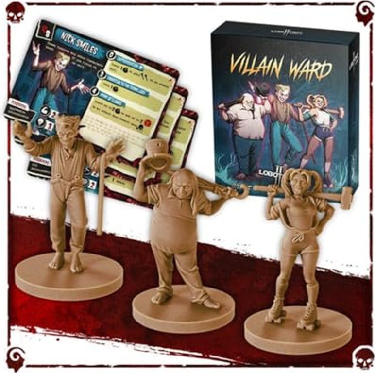 Lobotomy 2: Manhunt – Villain Ward Character Expansion components