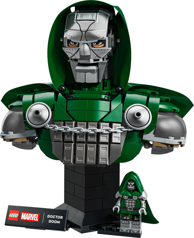 LEGO® Marvel Doctor Doom Bust komponenten
