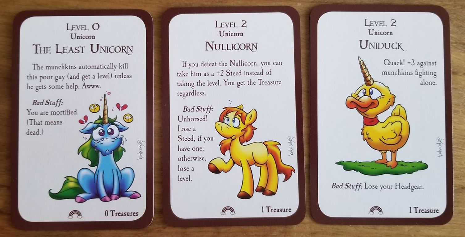 Munchkin: Unicorns karten