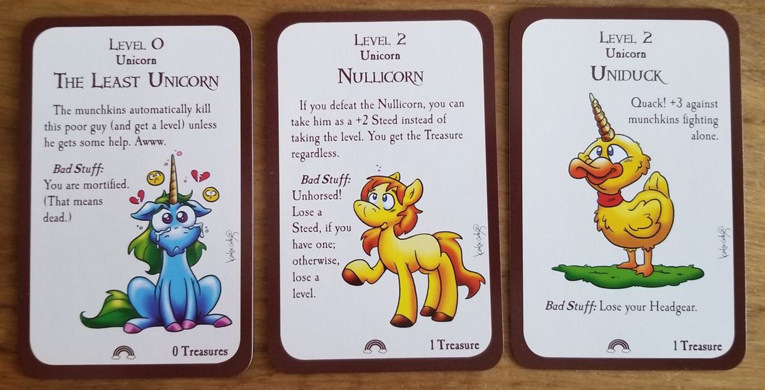 Munchkin: Unicorns kaarten