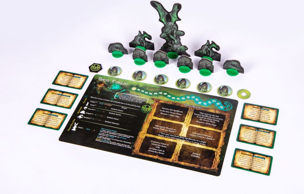 Cthulhu Wars: Duel composants