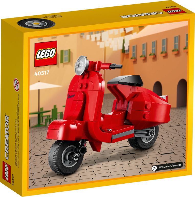 LEGO® Creator Vespa parte posterior de la caja