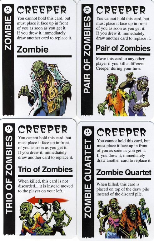 Fluxx zombie cartes