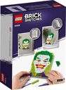LEGO® Brick Sketches™ The Joker™ back of the box