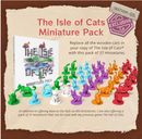 The Isle of Cats: Miniature Pack parte posterior de la caja