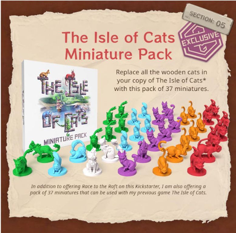 The Isle of Cats: Miniature Pack torna a scatola