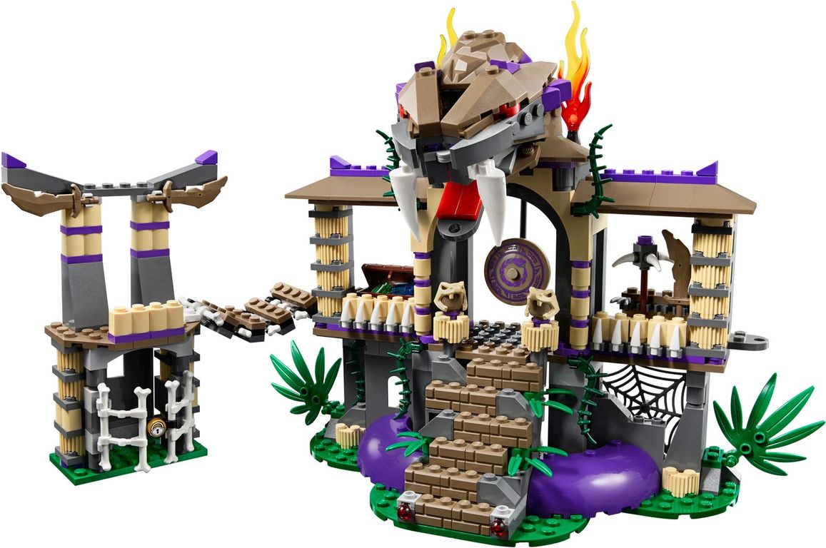 LEGO® Ninjago Il Tempio Anacondrai componenti