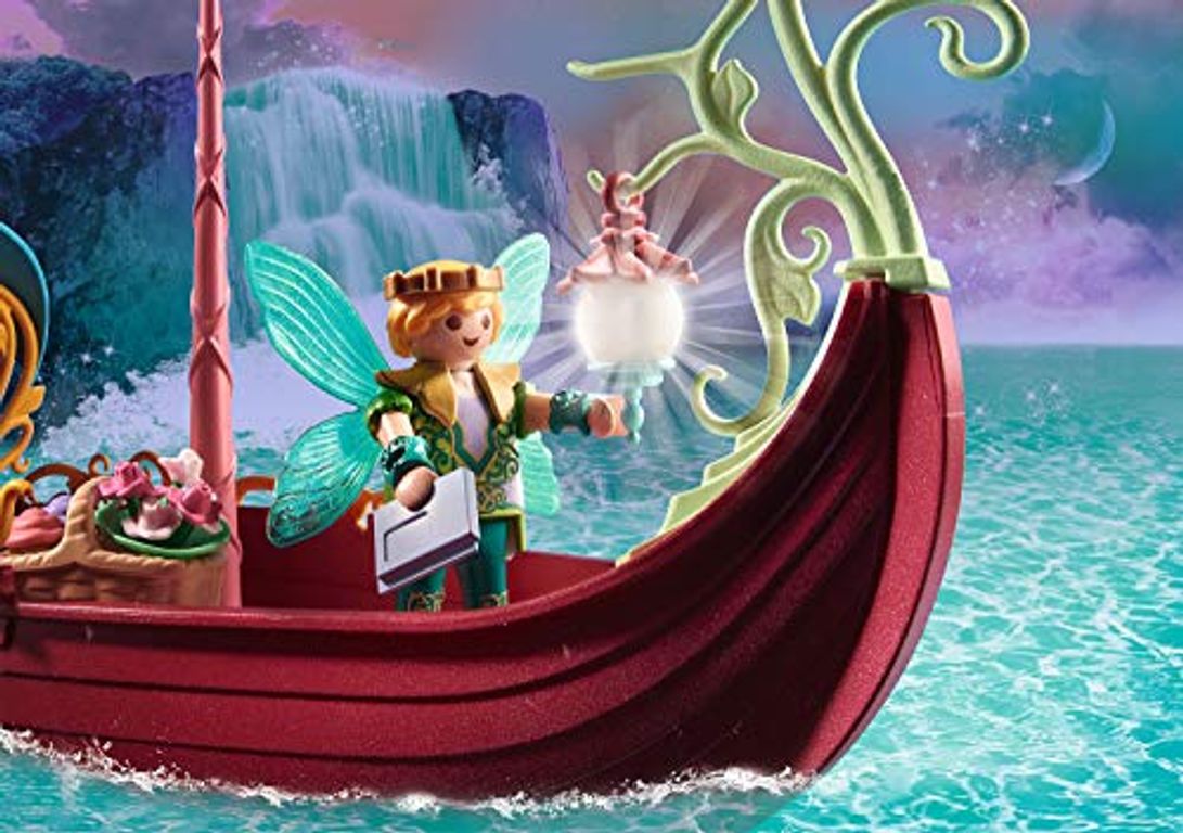 Playmobil® Fairies Charming Fairy Boat minifigures