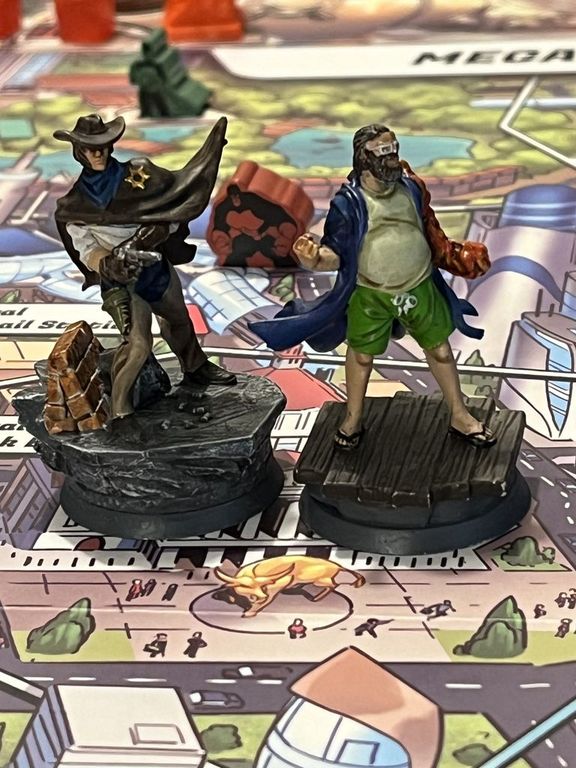 Freedom Five: A Sentinel Comics Board Game miniatures