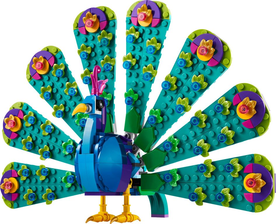 LEGO® Creator Exotic Peacock components