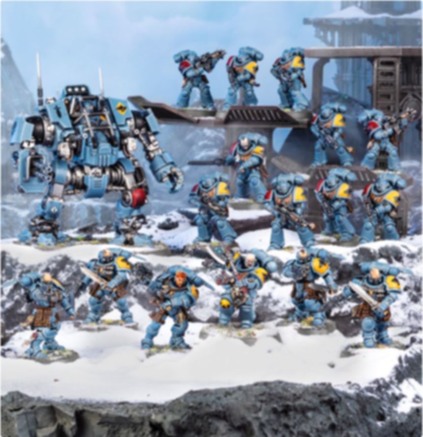 Warhammer 40.000 Combat Patrol: Space Wolves miniaturas