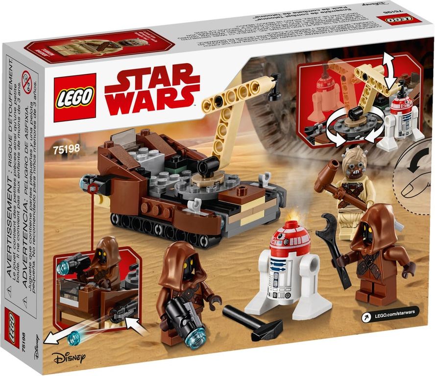 LEGO® Star Wars Tatooine™ Battle Pack achterkant van de doos