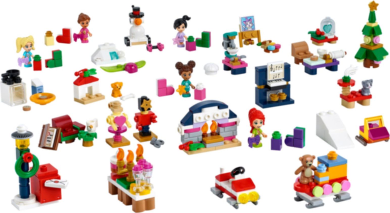 LEGO® Friends adventkalender 2021 componenten