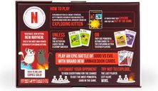 Exploding Kittens: Good Vs Evil back of the box