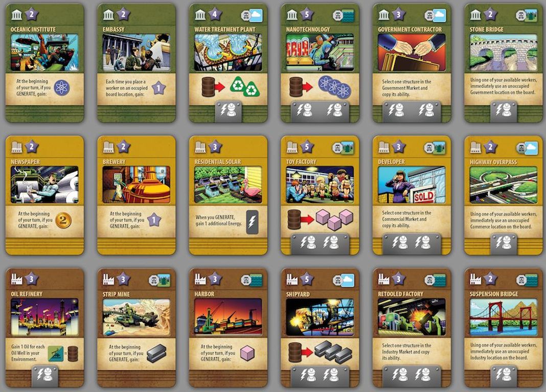 The Manhattan Project: Energy Empire cards