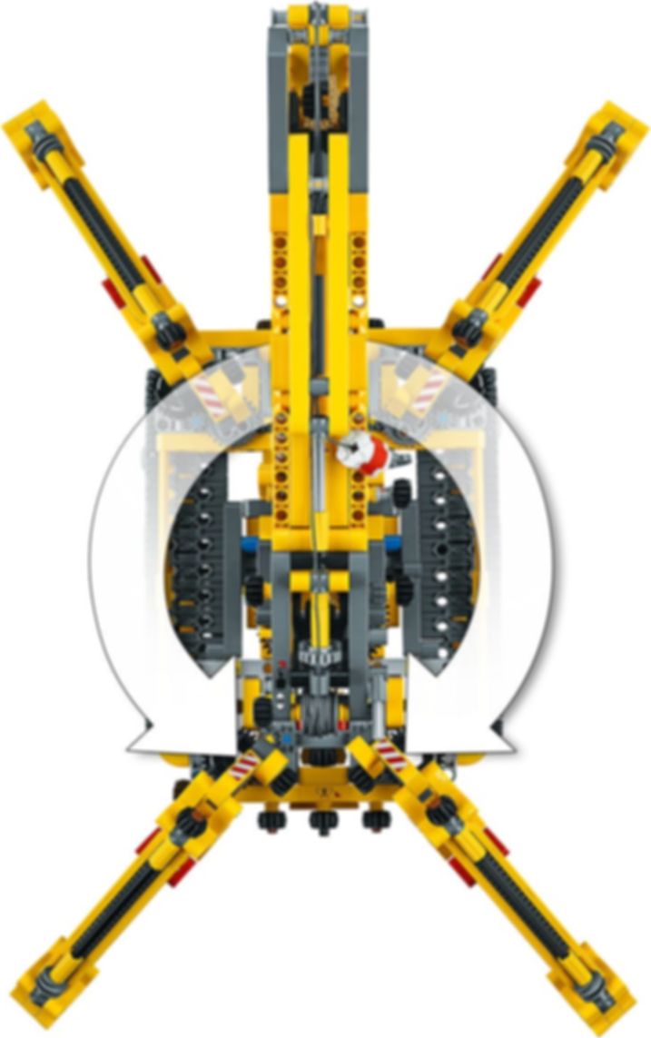LEGO® Technic Grúa sobre Orugas Compacta partes