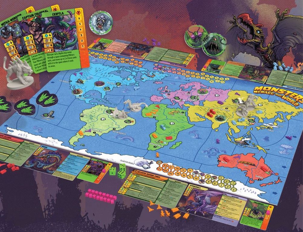Monsters Menace the World components