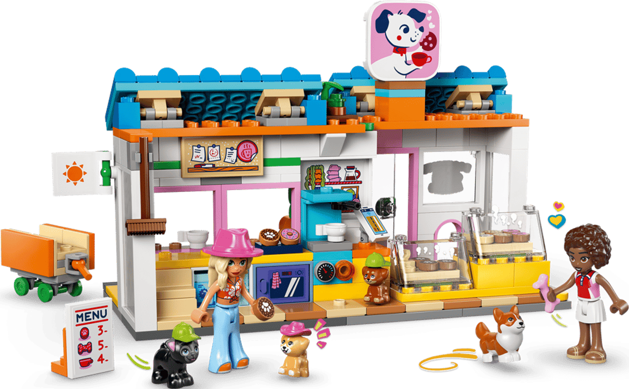 LEGO® Friends Dog Treats Bakery components