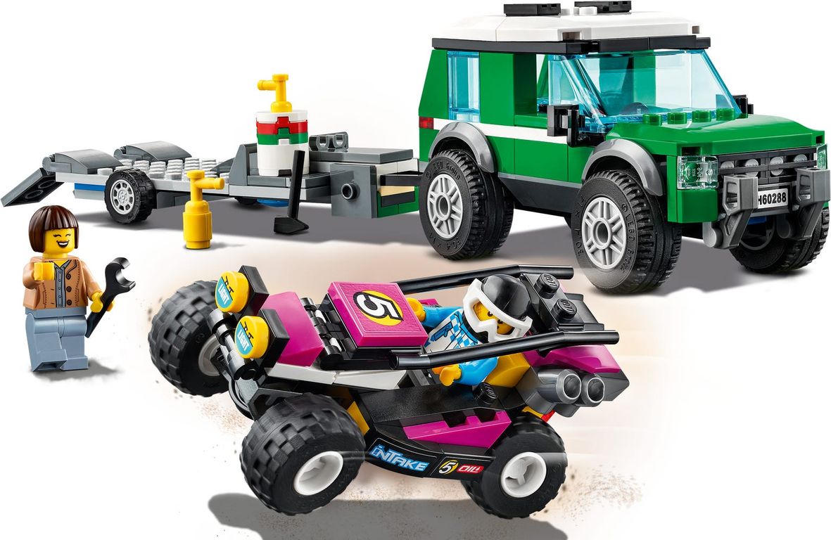LEGO® City Race Buggy Transporter gameplay