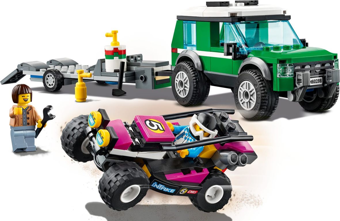 LEGO® City Rennbuggy-Transporter spielablauf