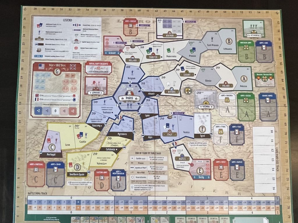 Congress of Vienna spielbrett