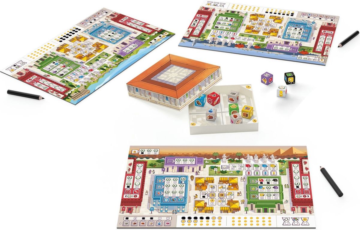 7 Wonders Dice partes
