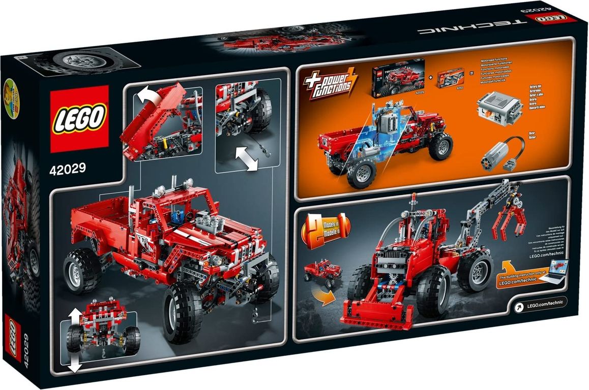 LEGO® Technic Pick-Up Truck achterkant van de doos