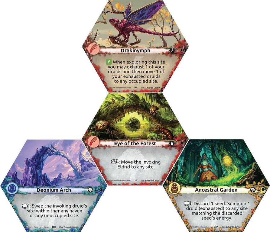 Lagoon: Land of Druids tiles