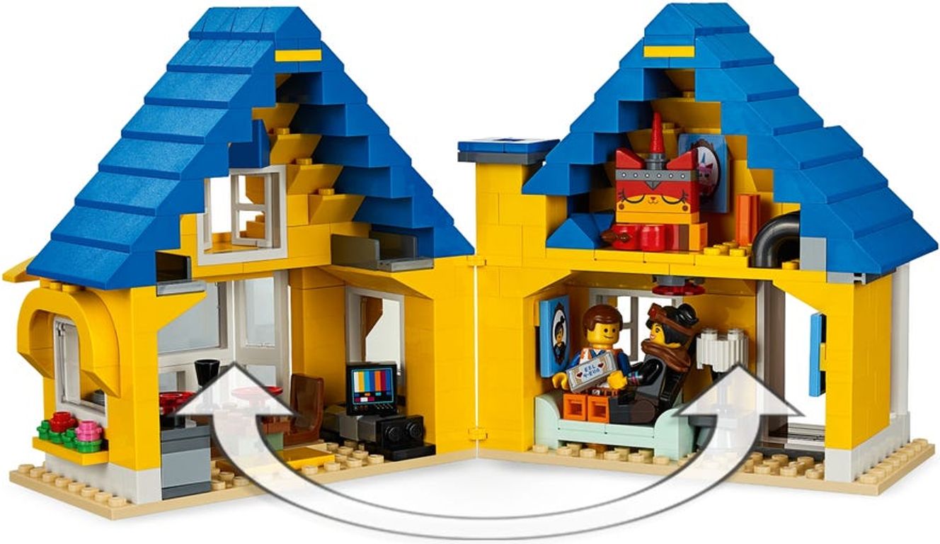 LEGO® Movie Emmets droomhuis/reddingsraket interieur