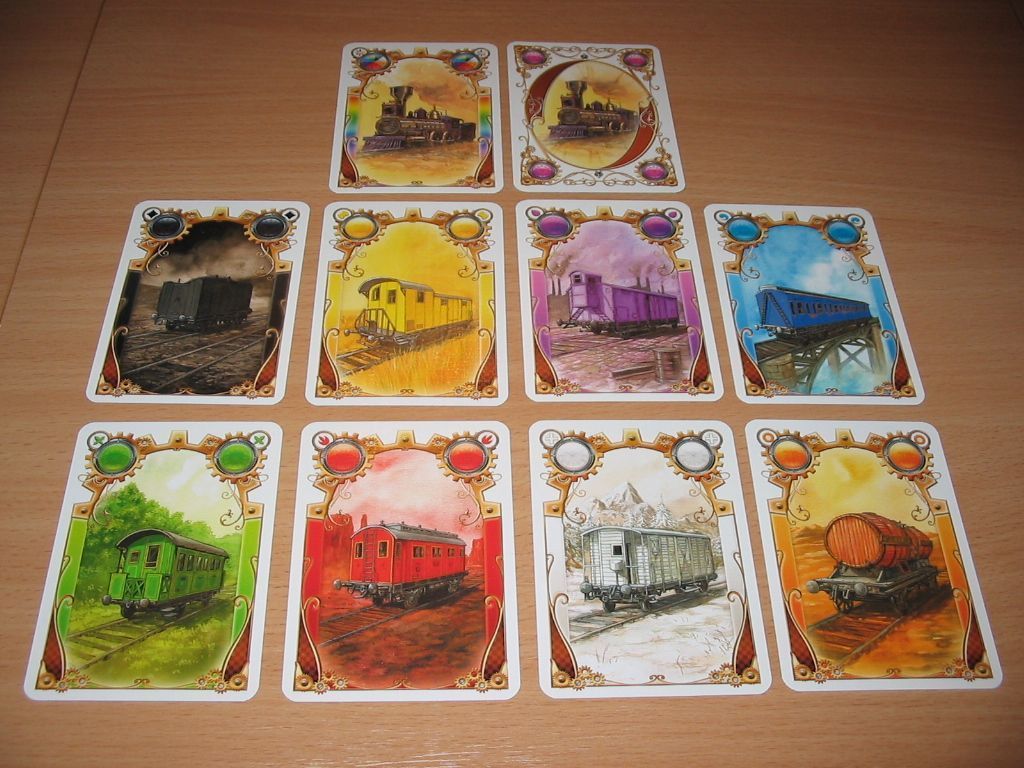 Ticket to Ride: The Card Game cards