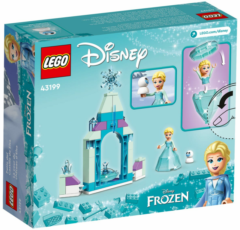 LEGO® Disney Elsa’s Castle Courtyard back of the box