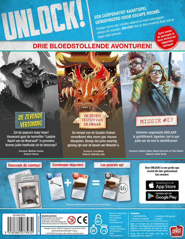 Unlock! Epische Avonturen achterkant van de doos