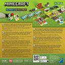 Minecraft: Heroes of the Village parte posterior de la caja