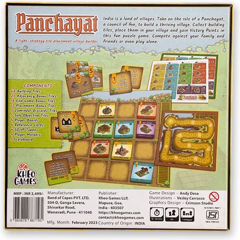Panchayat back of the box