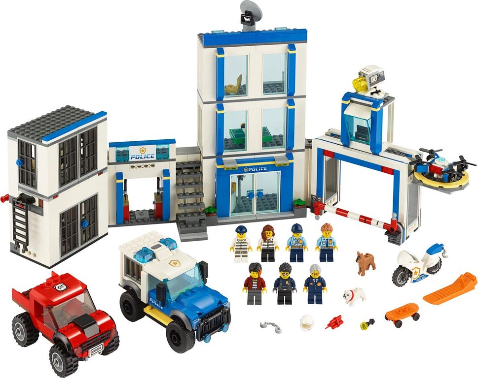 LEGO® City Police Station components